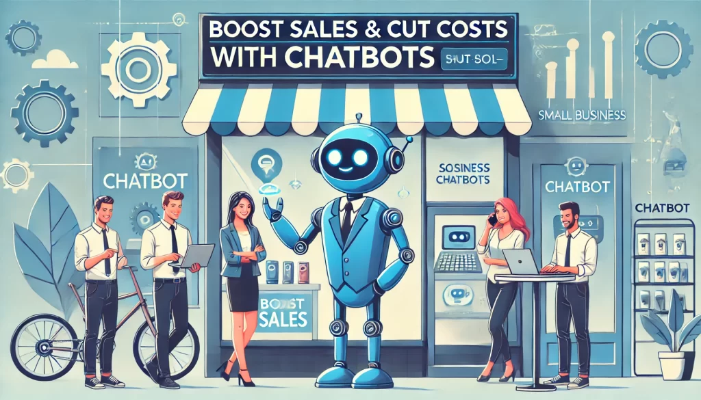 AI chatbot guiding customers through personalized recommendations for small businesses.